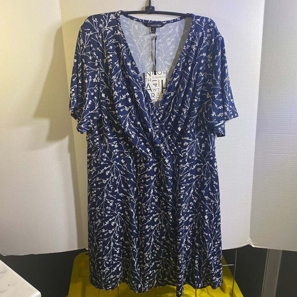 41 Hawthorn Elisse‎ Knit Surplice Dress Sz 2X NWT